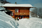 Chalet en hiver